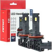LED pirn Amio F25 Silver, H8/H9/H11/H16, 62 W, 12V/24V, AMIO-04705