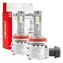 LED autolambid Amio x2 H8/H9/H11/H16, 6500 K, canbus, amio-02974