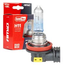 Halogeenpirnid AMIO H11, 12 V, 55 W, Lumitec, +135 proc., duo amio-04408