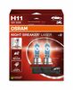Autopirnid Osram Night Breaker Laser H11, 55 W, 12 V, PGJ19-2, 2 tk