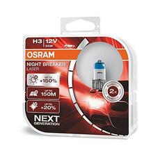Prožektori pirn Osram H3, 64151NL-HCB, 55 W, 12 V, Night Breaker Laser