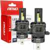 LED autolambid Amio Aviator H4/H19, 6500 K, x4 seeria