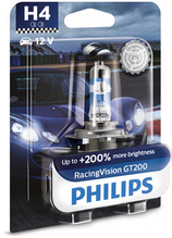 Pirn PHILIPS RacingVision GT200 H4 P43T-38, 60/55 W, 12 V