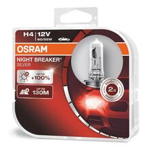 Autolamp Osram Night Breaker Silver, H4 P43T, 60/55 W, 2 tk