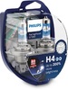 Autopirnid Philips Racing Vision GT H4, 12 V, +200 prots., 2 tk