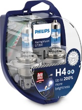Autopirnid Philips Racing Vision GT H4, 12 V, +200 prots., 2 tk