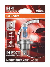 Autolamp Osram Night Breaker Laser H4 P43T, 60/55 W, 1 tk