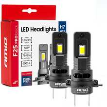LED autolamp Amio F25 Pro Black Full Canbus H7, 68 W, 12 V/24 V, AMIO-04720