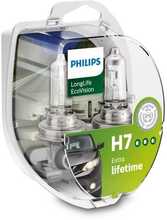 Autolamp Philips Long Life Eco H7, 55 W, 12 V, 2 tk