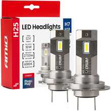 LED autolamp Amio H25 Canbus H7 H18, 12 V, 30 W, AMIO-04712