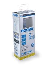 Autolamp Bosma H7 PX26D, 55 W, 12 V, Plus 150 proc., valge, komplekt