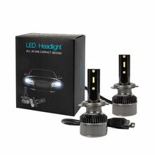 LED pirn M-Tech H7, 6500K, 6400lm, 2 tk