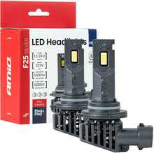 LED pirn Amio F25 Silver HB3 9005, 52 W, 12V/24V, Full Canbus