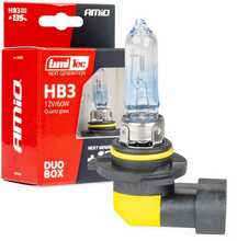 Halogeenpirnid AMIO HB3, 12 V, 60 W, Lumitec, +135 proc., duo amio-04406