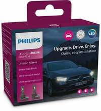 LED pirnid Philips 11005U2500CX HB3/HB4, 20 W, 12 V, 6000 K, 2 tk