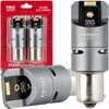 LED pirnid Amio PY21W, 2x1860 SMD, oranž, 12V/24V