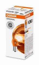 Autopirn Osram PY21W BAU15s, 21 W, 12 V, oranž