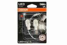 Salongi valgusti pirnid Osram W16W T10, 12 V, punane 6000K, 921DRP-02B, 2 tk