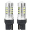 LED pirnid Amio 3030 24SMD W21W, 12-24 V, valge