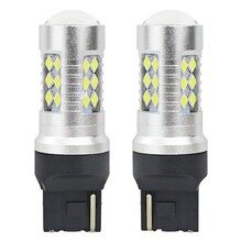 LED pirnid Amio 3030 24SMD W21W, 12-24 V, valge