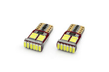LED pirn Amio W5W T10 CANBUS 5SMD, valge