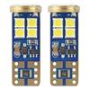 LED pirn AMIO T10E (W5W), 12SMD 2835, valge, 12V/24V