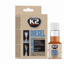 Pihustite ja kütusesüsteemi puhastusvahend K2 Diesel, 50 ml