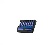 Laadija Xtar VC8, 1-8 Li-ion/Ni-MH elementidele, USB-C