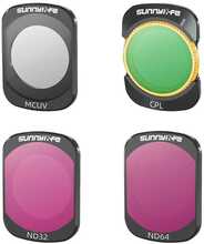 Filtrite komplekt Sunnylife DJI Osmo Pocket 3, 4 tk