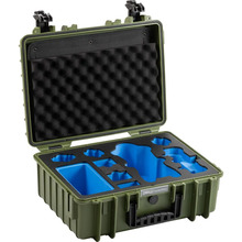 Droonikohver B&W International drone.case PP.221, pronks/roheline, DJI Mavic 4 Pro