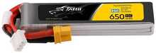 Akumulaator Tattu Lipo 2s 650mAh 95C 7.6V HV koos XT30 Long-Packiga