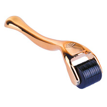 Mikronõelrull Palsar 7 Single Microneedle Roller, kuldne käepide