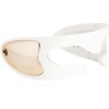 LED-teraapiamask silmadele Beautifly Serene Eye, kuldne/valge