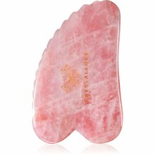 Gua Sha massaaživahend Crystallove 3D Rose Quartz, 1 tk