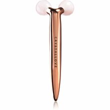 Näomassaažirull Crystallove Rose Quartz 3D Lift & Sculpt Facial Roller, 1 tk