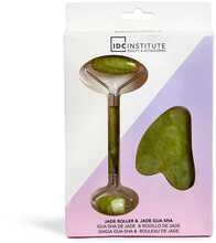 Näomassaažikomplekt IDC Institute Jade Roller & Gua Sha, 2 tk