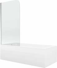 Vaba paigaldusega vann Mexen Cubik 550317070X9007510100, 170 x 70 x 40 cm, valge, klaasseinaga