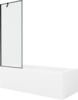 Vaba paigaldusega vann Mexen Cubik 550315070X9507007070, 150 x 70 x 40 cm, ristkülik, läbipaistev/valge