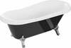 Vaba paigaldusega vann Mexen Retro, 53251707575-00, 170 x 75 cm, must/valge
