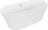 Vaba paigaldusega vann Mexen Flavia 54031608000-01, 160 x 74 cm, valge/kroom