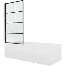Vaba paigaldusega vann Mexen Vega 550117070X9307017077, 170 x 70 cm, valge, klaasist seinaga