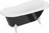 Vaba paigaldusega vann Mexen Retro, 53251507375-20, 150 x 73 cm, valge/must