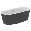 Vann Ideal Standard Dea K8720V3, 170 x 75 cm matt valge/must