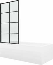 Vaba paigaldusega vann Mexen Cubik 550317070X9307017077, 170 x 70 x 40 cm, valge, koos seinaga