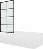 Vaba paigaldusega vann Mexen Vega 550116070X9307007077, 160 x 70 x 40 cm, valge/must, seinaga