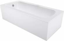 Vaba paigaldusega vann Mexen Vega 55011808000X, 180 x 80 cm, valge/kroom