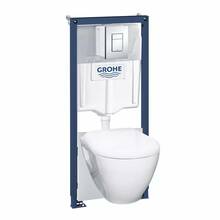 Seinale kinnitatav WC-poti komplekt Grohe Serel 5in1, h=1130 mm