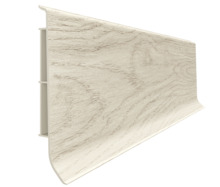Põrandaliist Linela 404 Oak Auckland, 200 x 8 x 1,6 cm, plastik