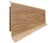 Põrandaliist Linela 406 Oak Canberra, 200 x 8 x 1,6 cm, plastik