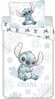 Laste voodipesukomplekt Jerry Fabrics Lilo and Stitch Ohana White, 140 x 200 cm, 2-osaline, valge